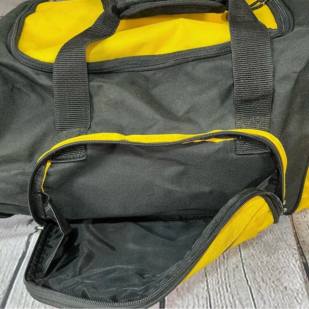 Vintage UPS United Parcel Service Canvas Duffle Bag Logo Heavy Duty Y2K